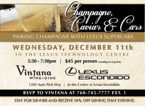 Champagne and Lexus