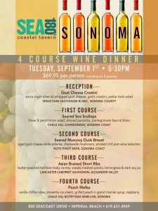 Sonoma Wine Dinner
